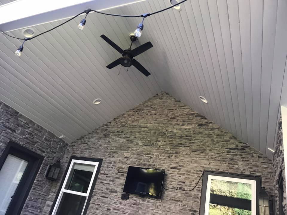 Patio Roof Project - After