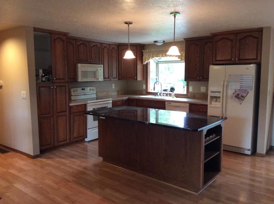 Kitchen Counter Project before