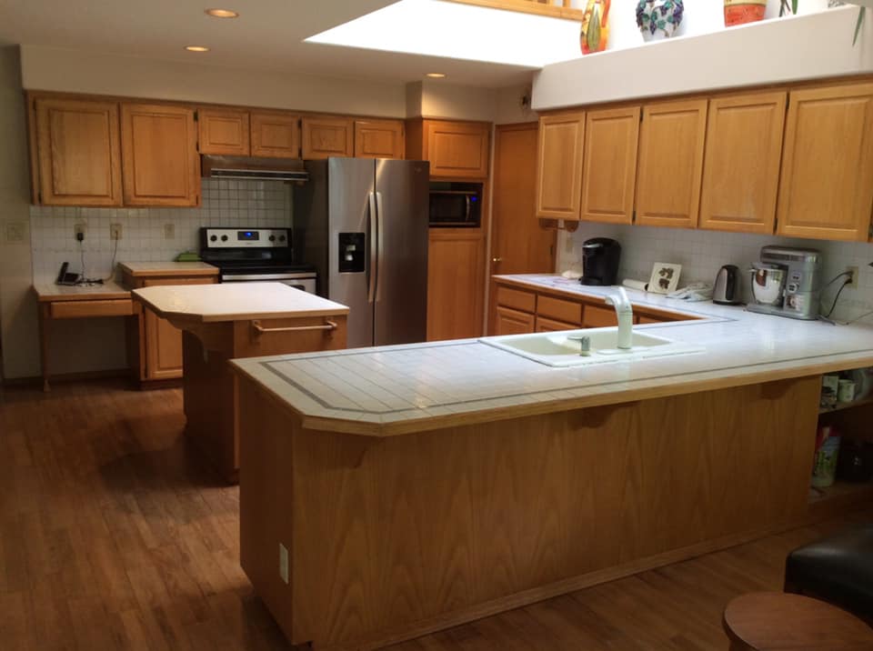 Kitchen Counter Project before thumbnail